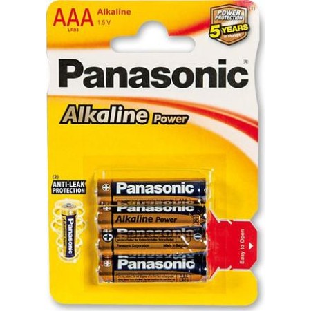 Panasonic Alkaline Power AAA 1,5 V - 4 ks