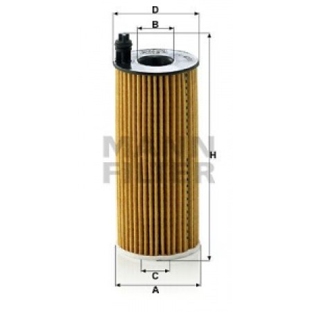 Olejový filtr MANN HU6004x  - 1 ks