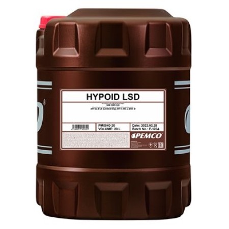 PEMCO Hypoid LSD 85W-140 GL-5 20L