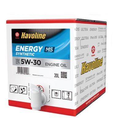 Texaco Havoline Energy MS 5W-30 BIBX 20L