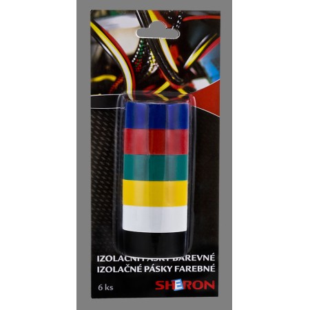 SHERON pásky izolační barevné 6 ks - 1 balení