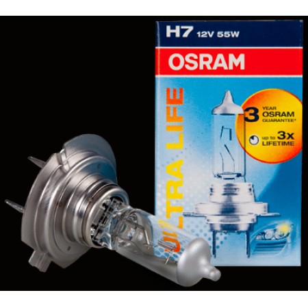 Osram H7 Ultra Life 12V, 55W - 1 ks